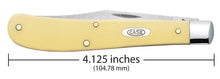 Load image into Gallery viewer, Case Yellow Synthetic Smooth Slimline Trapper Knife
