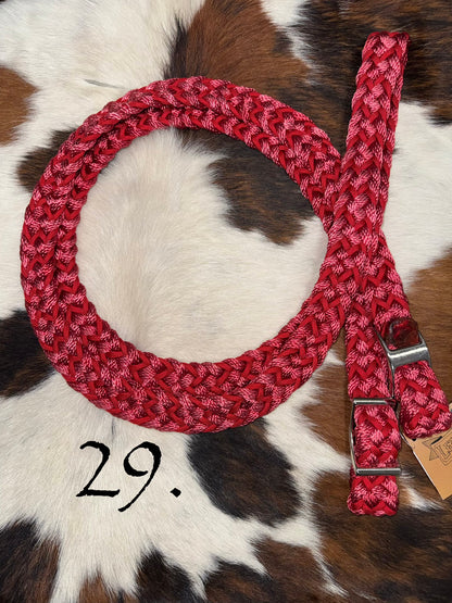 Gale Beebe 9 Strand Barrel Rein