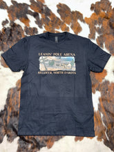 Load image into Gallery viewer, Leanin&#39; Pole Arena On the Ranch Logo T-Shirt
