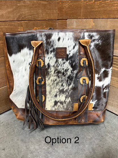 STS Guadalupe Cowhide Palomino Tote