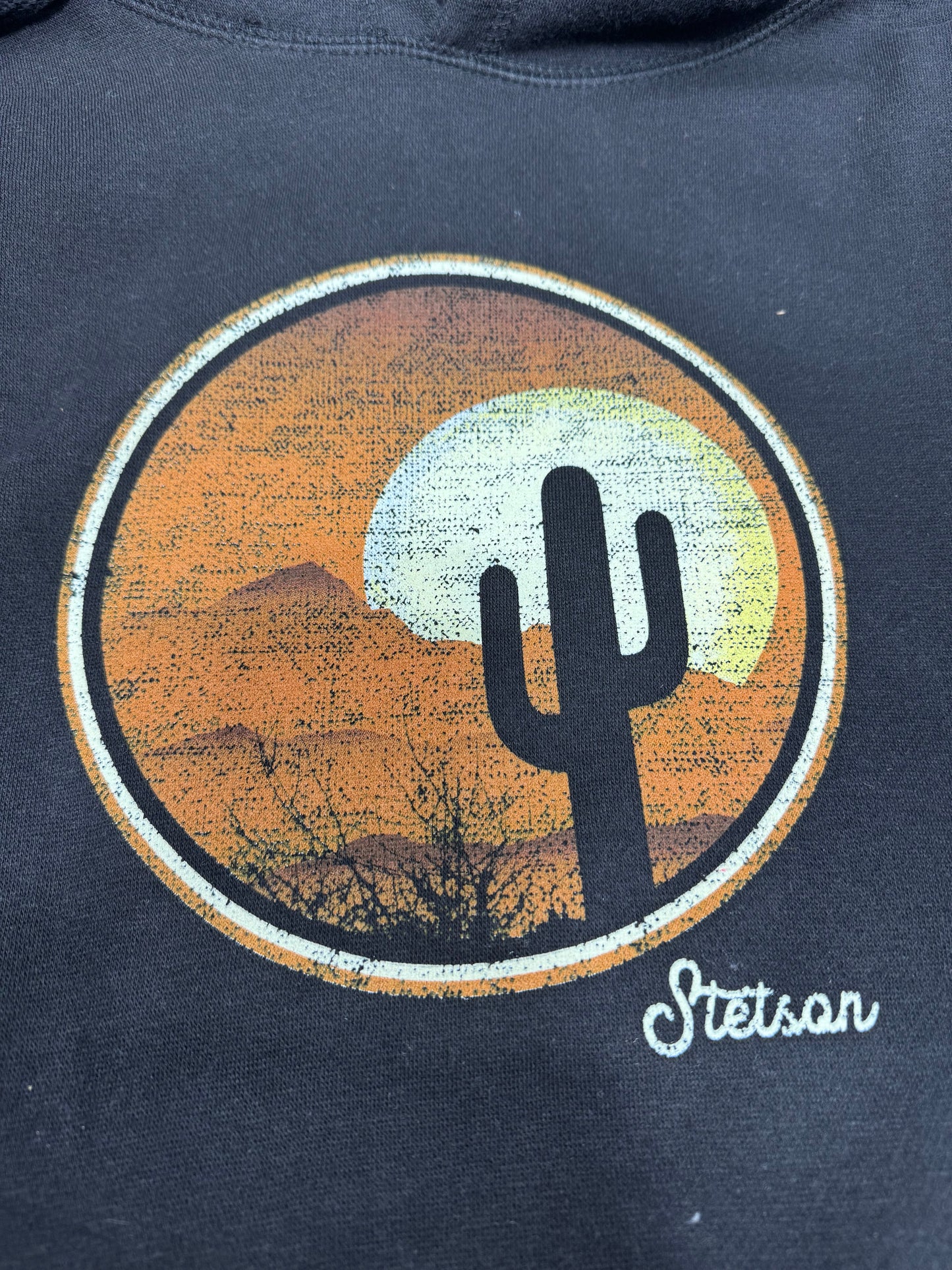 Stetson Women's Black Sunset & Cactus Hoodie