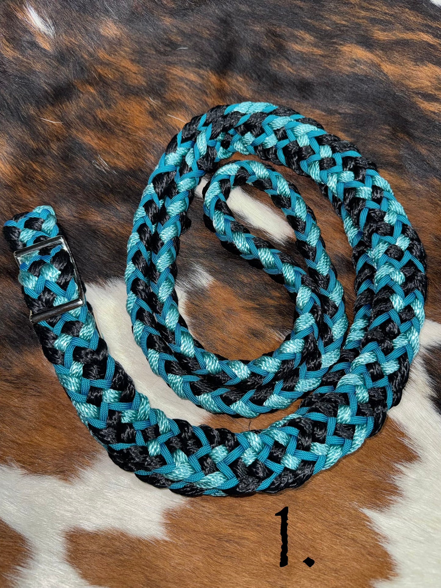 Gale Beebe 9 Strand Round Barrel Rein