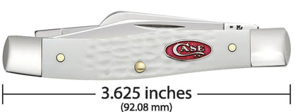 Case SparXX™ Standard Jig White Synthetic Medium Stockman Knife
