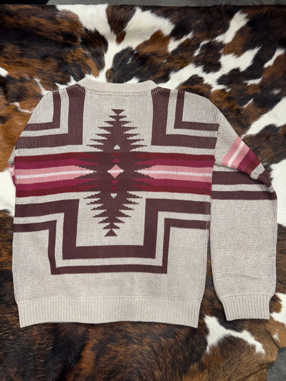 Pendleton Women's Mulberry Montera Cotton Sweater