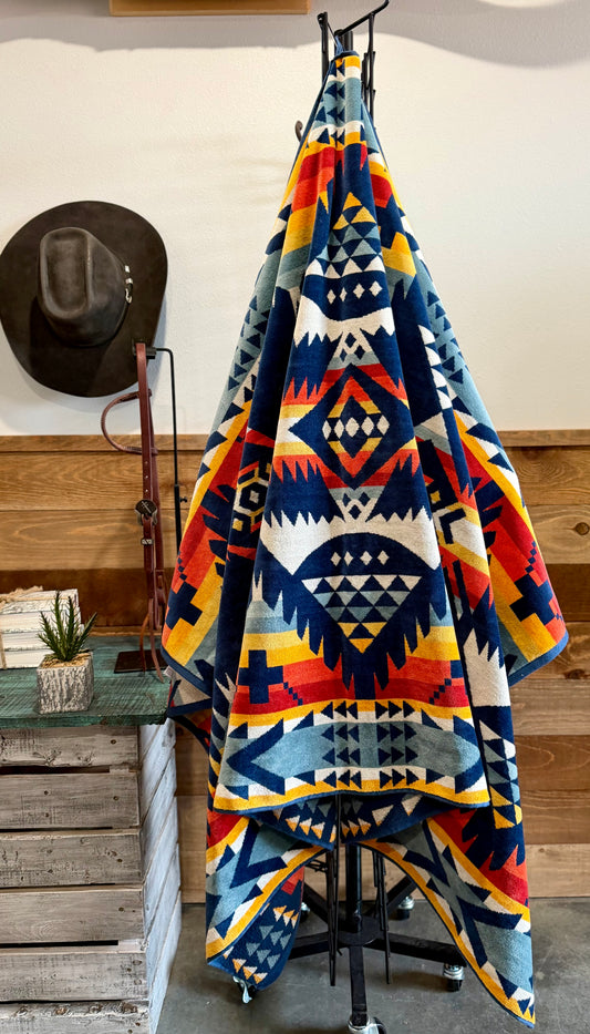 Pendleton Nehalem Navy Spa Towel
