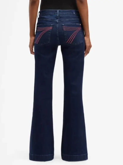 7 FAMK Women’s Pink Classical Dojo Jean Women’s Bottoms