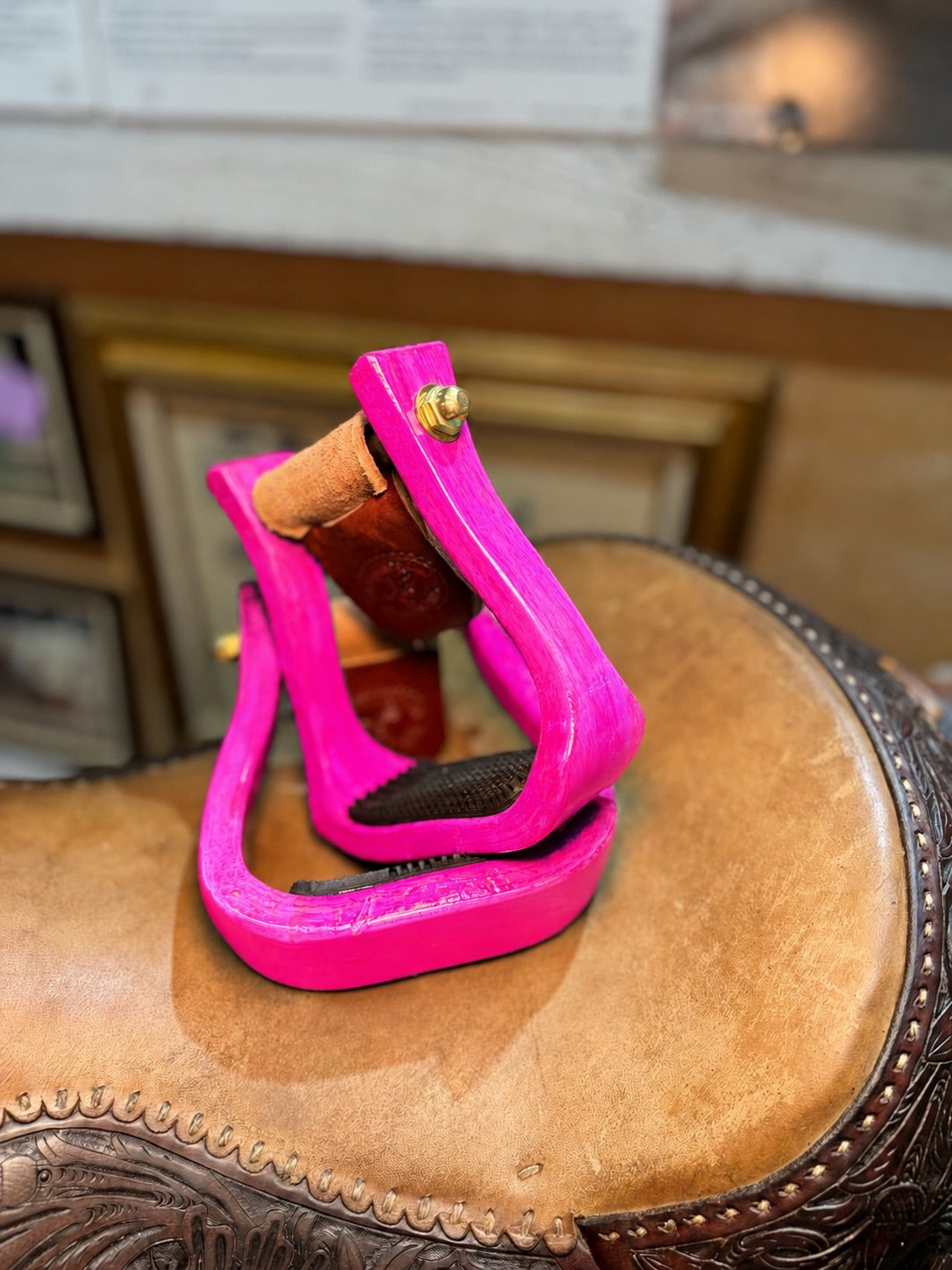 Nettles Stirrups "The Barrel Racer" - Petite 2"