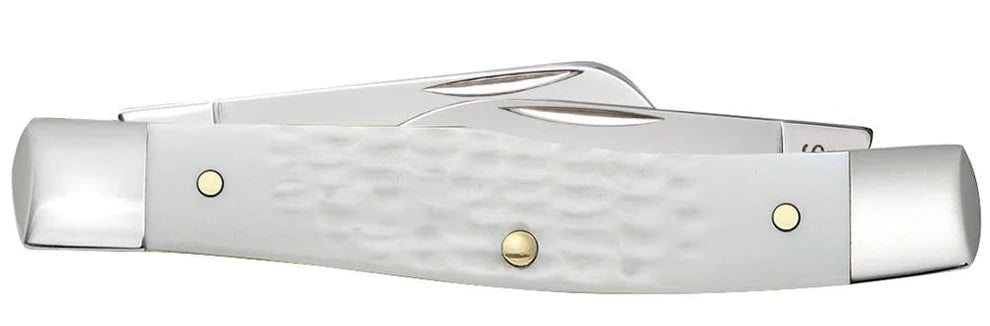 Case SparXX™ Standard Jig White Synthetic Medium Stockman Knife