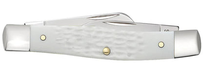 Case SparXX™ Standard Jig White Synthetic Medium Stockman Knife