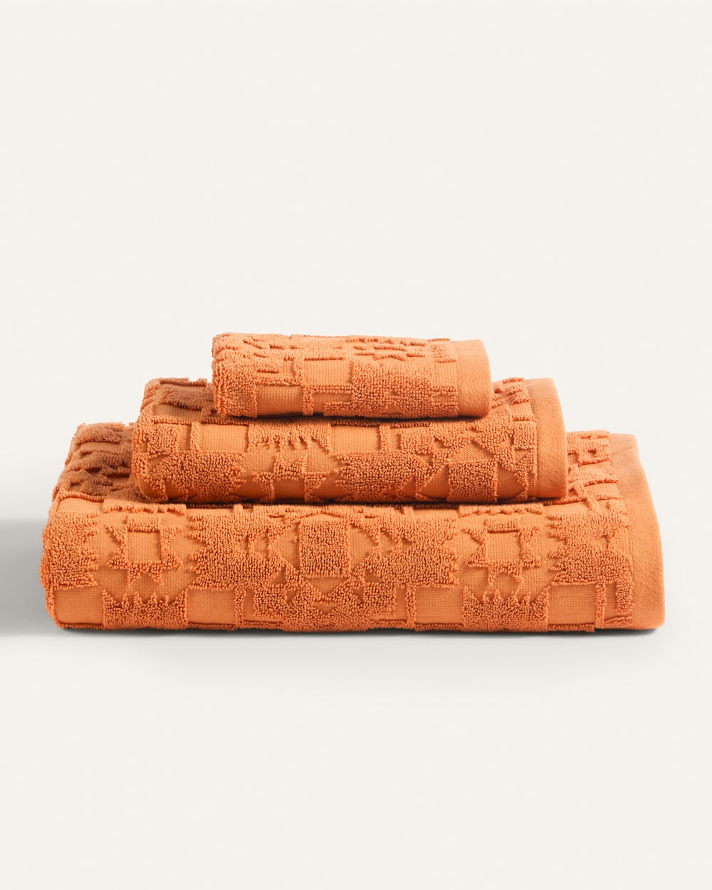 Pendleton Sculpted Persimmon Towel Collection