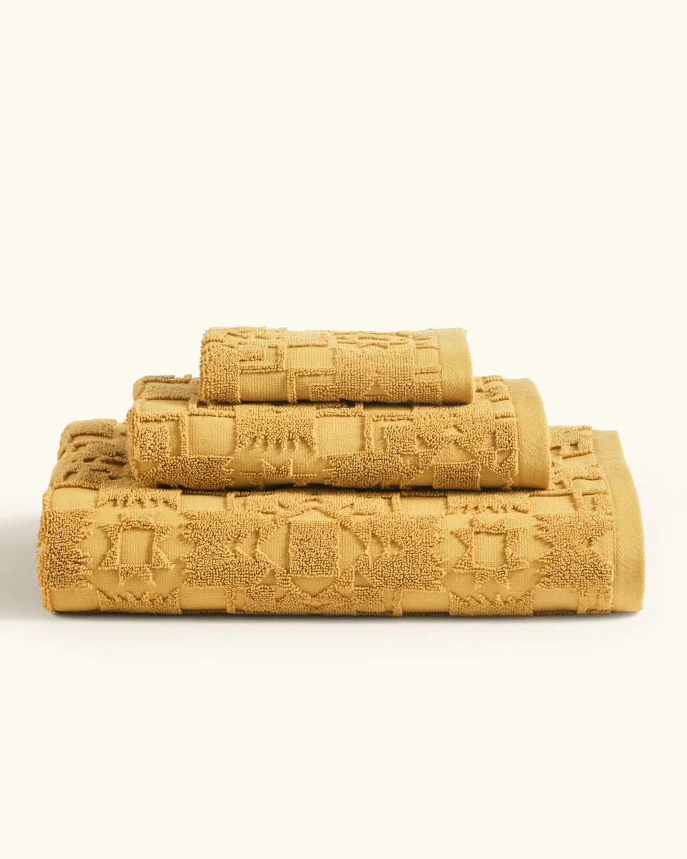 Pendleton Sculpted Ochre Towel Collection