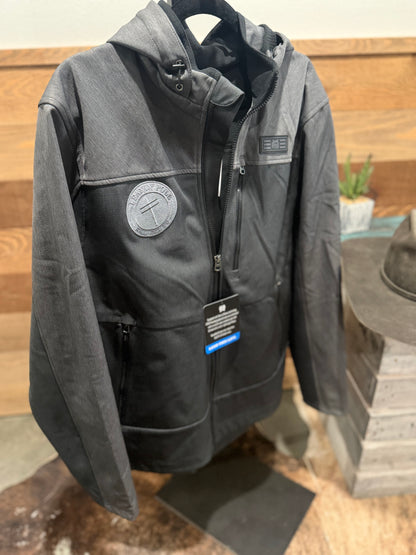 Leanin' Pole Embroidered Cinch Men's Softshell Jacket