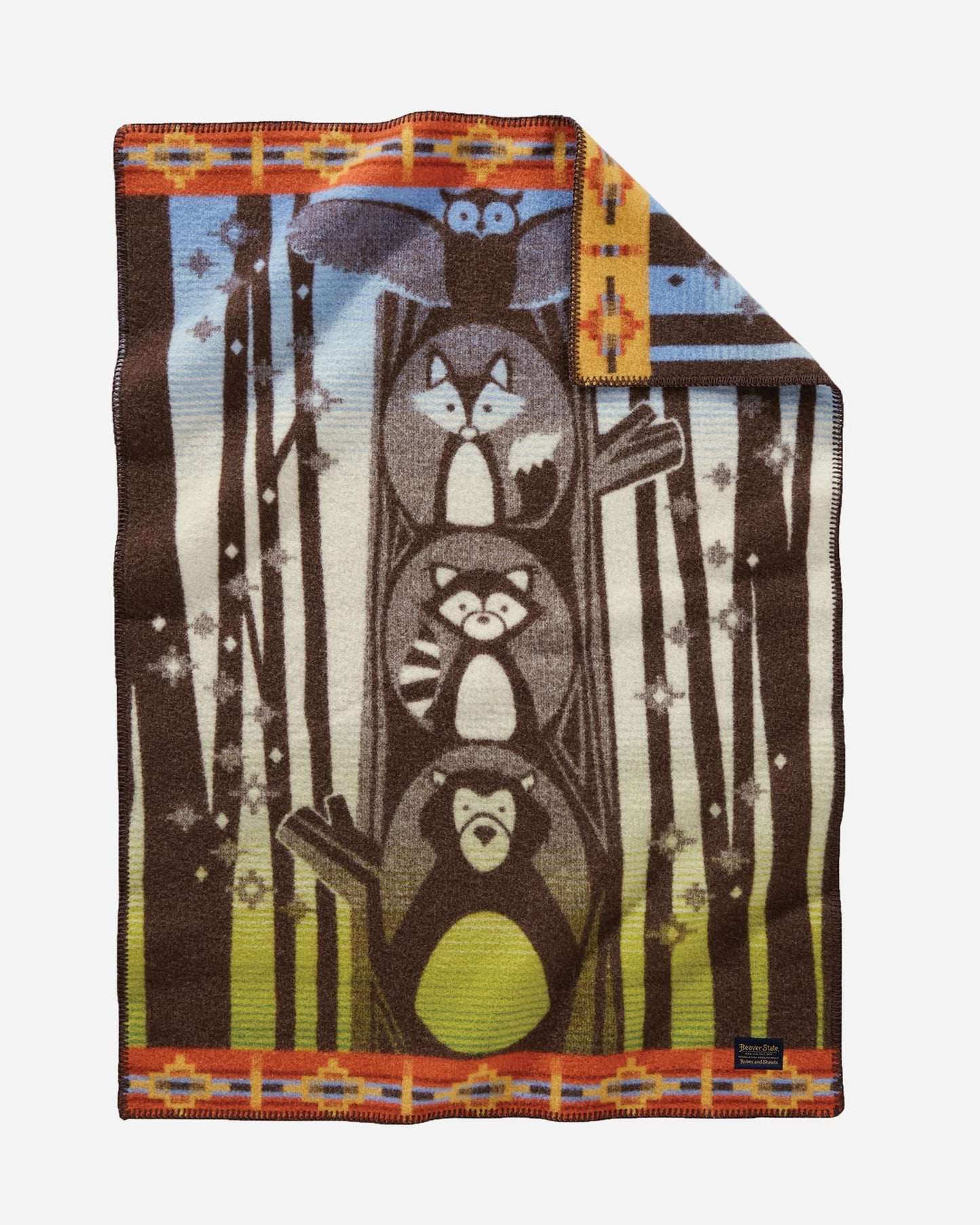 Pendleton Woodland Neighbors Jacquard Crib Blanket