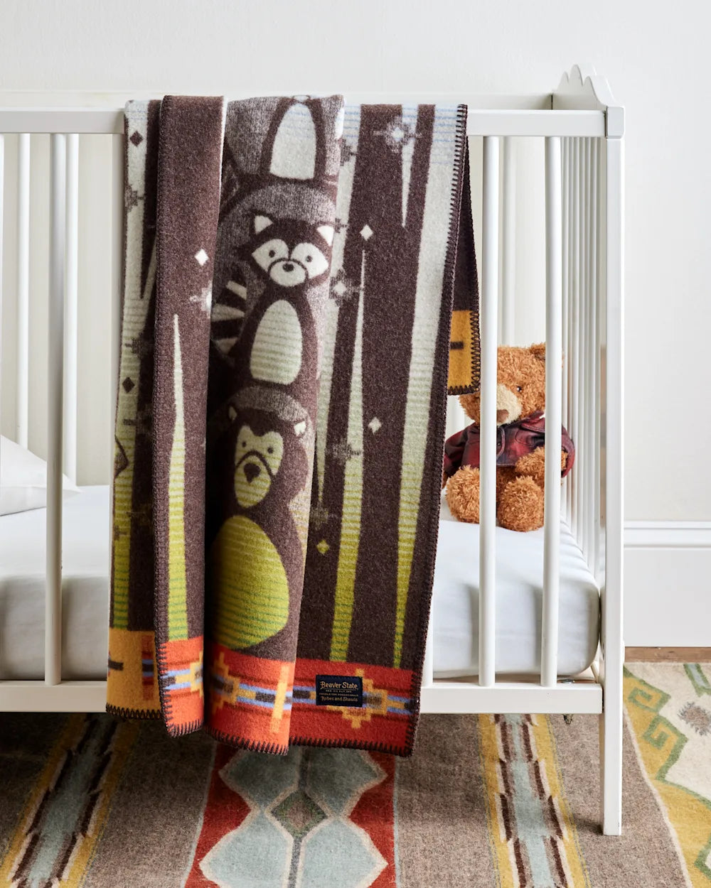 Pendleton Woodland Neighbors Jacquard Crib Blanket