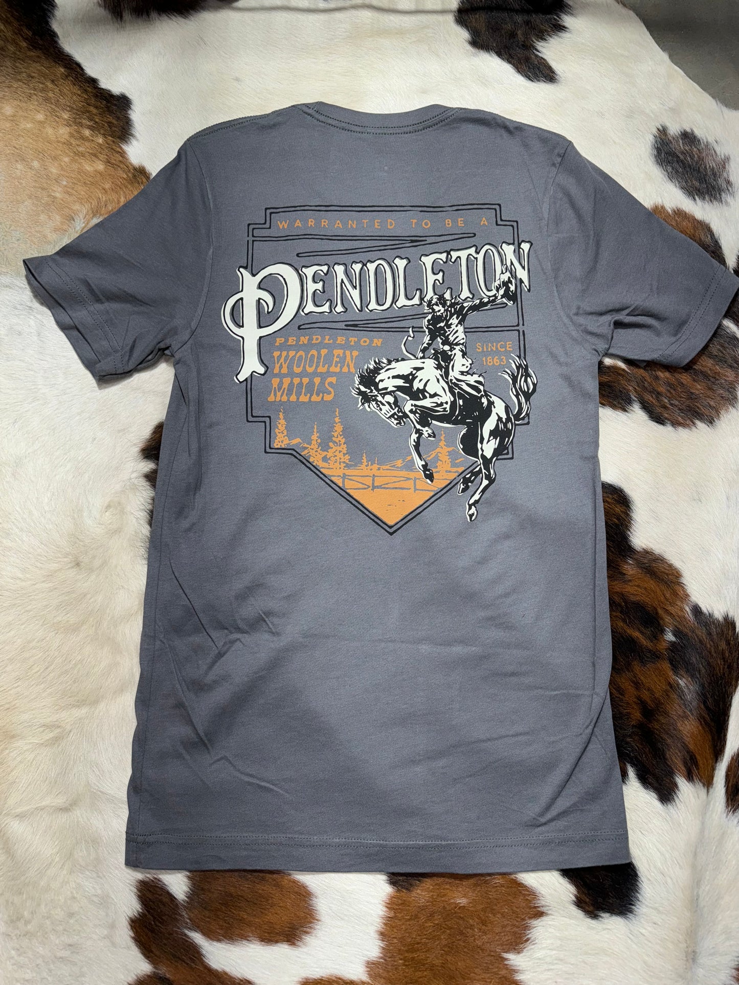 Pendleton Men's Asphalt Rodeo Plaque T-Shirt