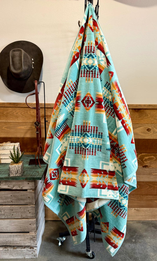 Pendleton Aqua Towel Collection
