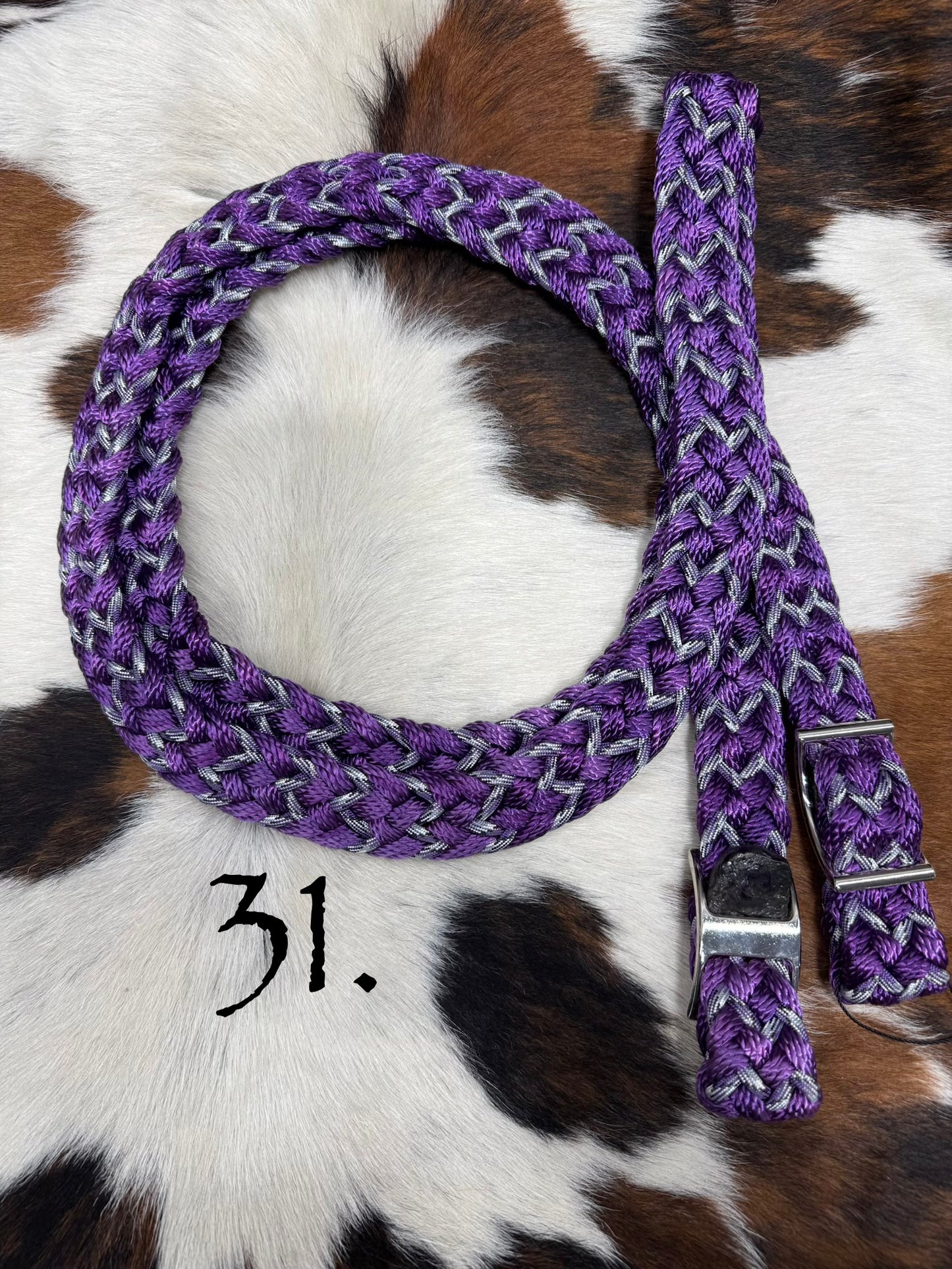 Gale Beebe 9 Strand Barrel Rein