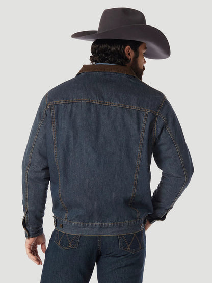 Wrangler Men's Big & Tall Denim Blanket Lined Jacket