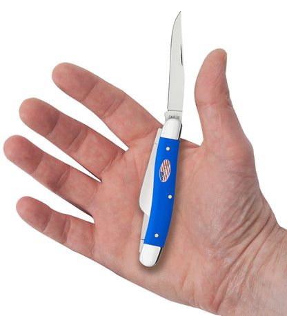 Case XX Smooth Royal Blue Synthetic Medium Stockman Knife