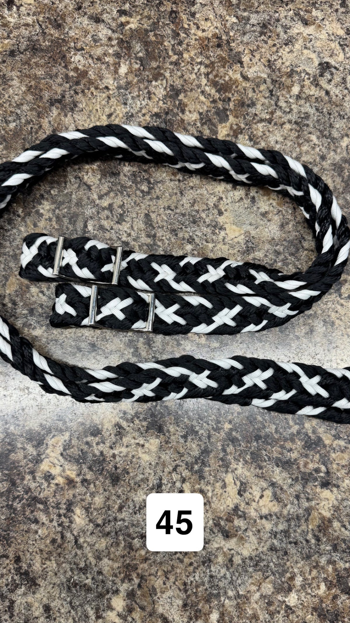 Gale Beebe 9 Strand Barrel Rein