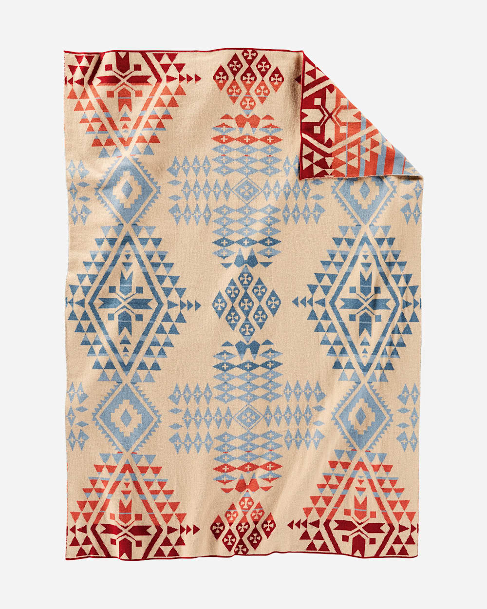 Pendleton Knit Baby Blanket with Beanie