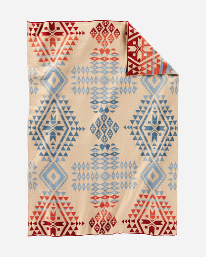 Pendleton Knit Baby Blanket with Beanie