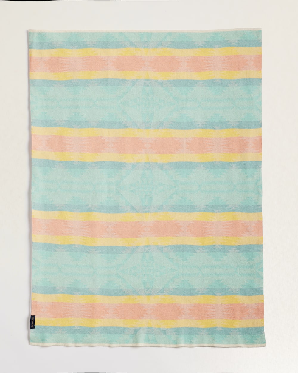 Pendleton Knit Baby Blanket with Beanie