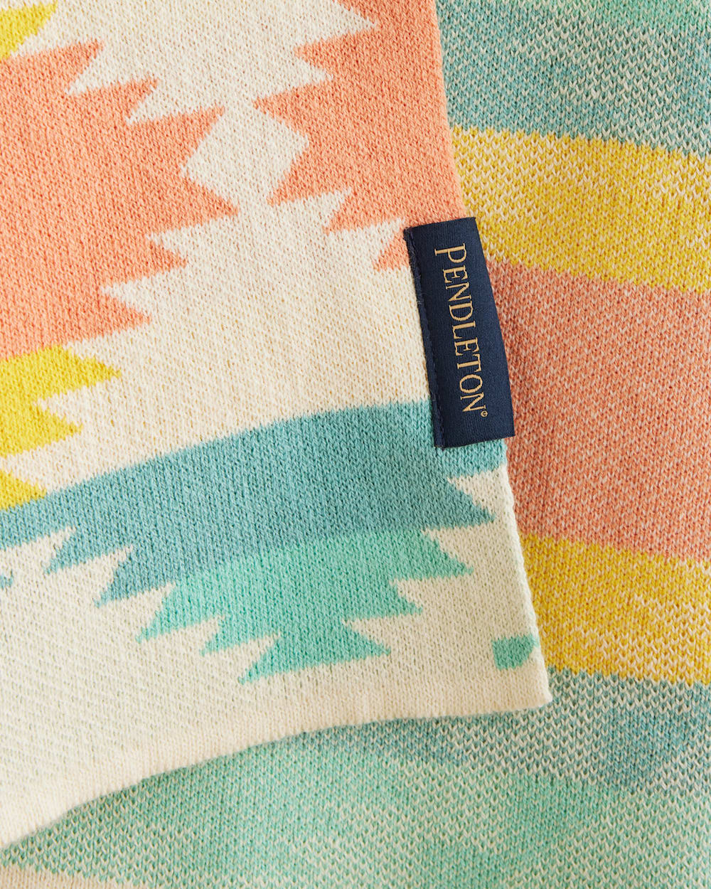Pendleton Knit Baby Blanket with Beanie