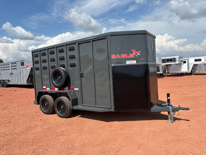 2025 Eagle X 14' Bumper Pull Stock Trailer