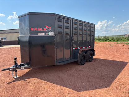 2025 Eagle X 14' Bumper Pull Stock Trailer