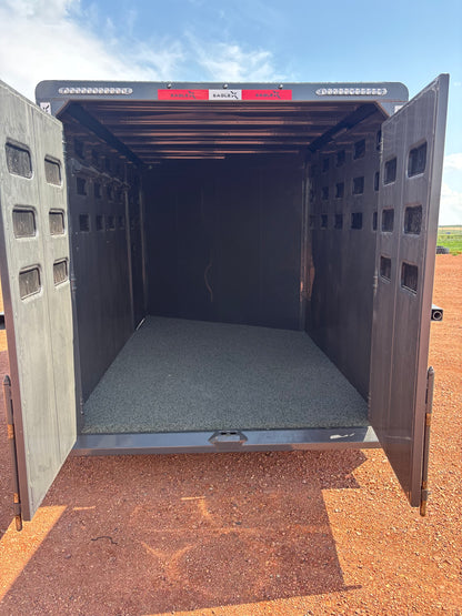 2025 Eagle X 14' Bumper Pull Stock Trailer