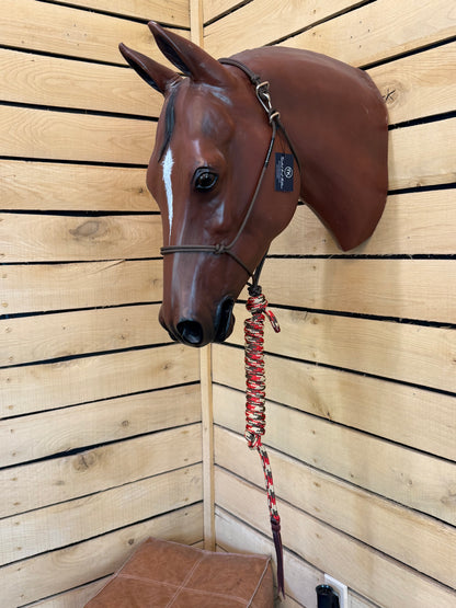 Twisted Knot Halters Rope Halter w/ Easy Off Clip & Lead