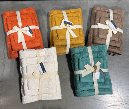 Pendleton 3 Piece Cotton Towel Sets