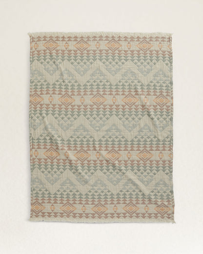 Pendleton Organic Cotton Fringed Throw Blanket