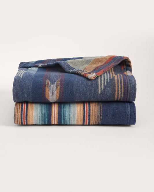 Pendleton Wyeth Falls Denim Throw Gift Pack