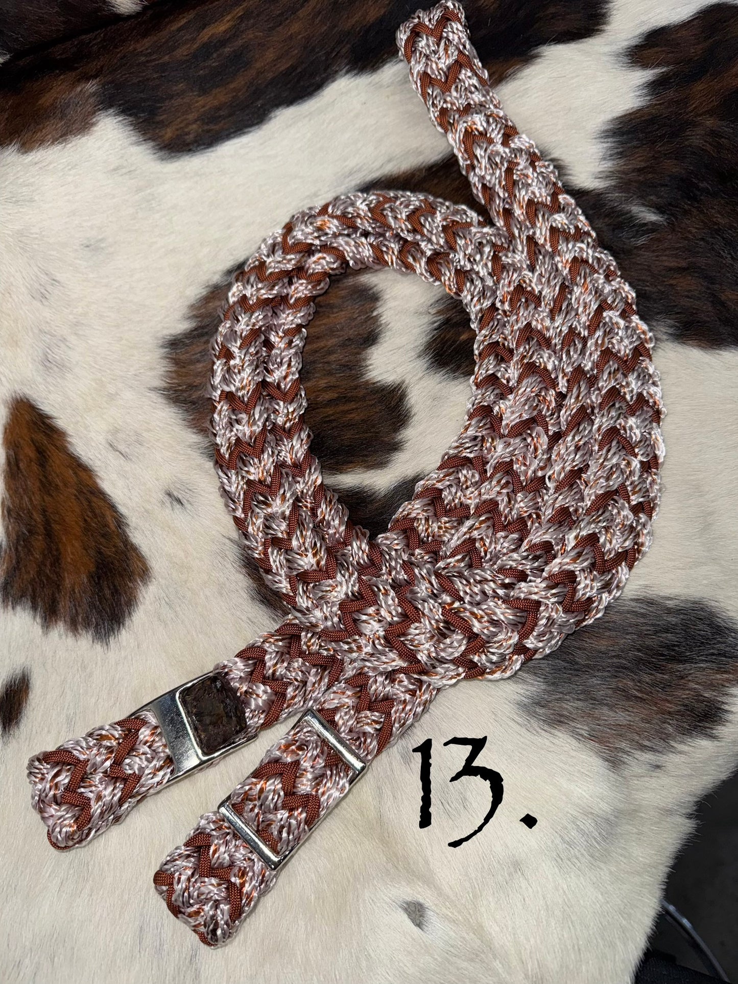 Gale Beebe 9 Strand Barrel Rein