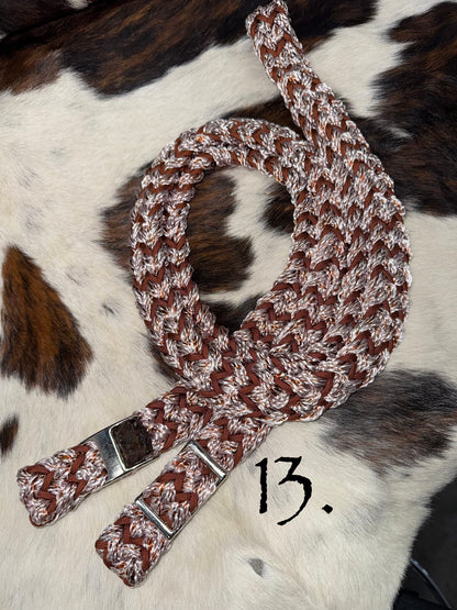 Gale Beebe 9 Strand Barrel Rein