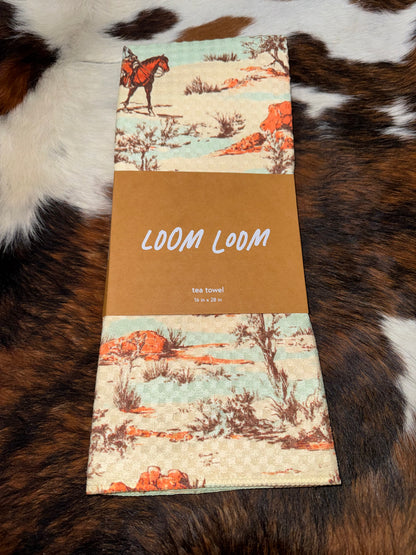 Faded Desert - Loom Loom Kitchen Tea Towel