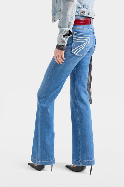 7 FAMK Women's Marine Dojo Jean