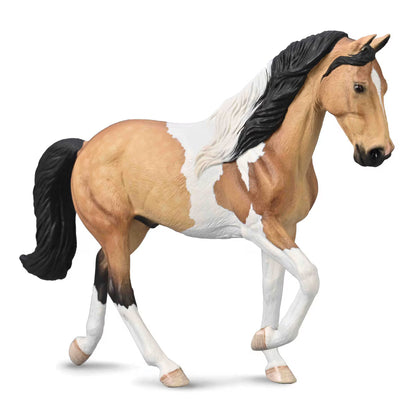 Breyer CollectA "Tennessee Walking Horse Stallion - Buckskin Tobiano"