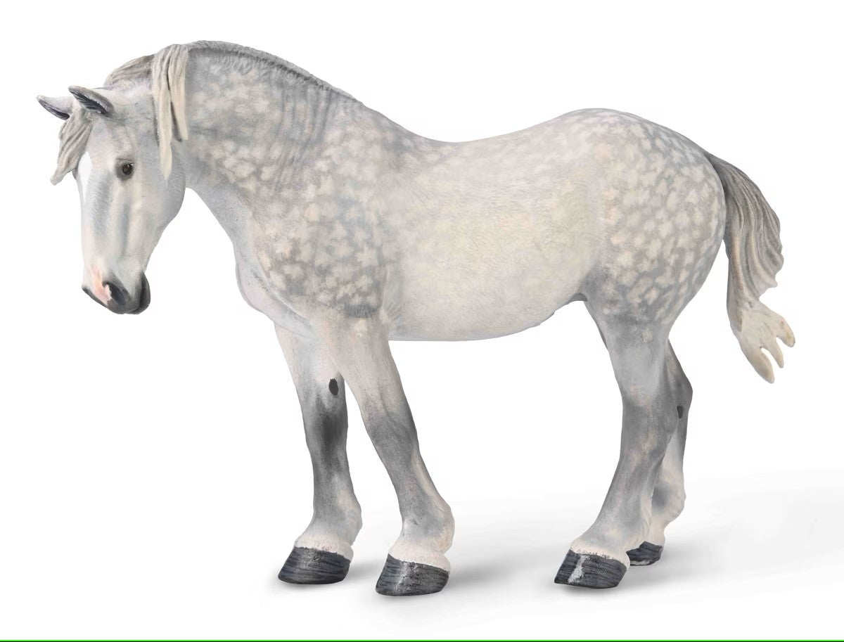 Breyer CollectA "Percheron Mare- Dapple Grey"