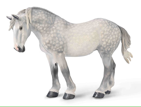 Breyer CollectA "Percheron Mare- Dapple Grey"