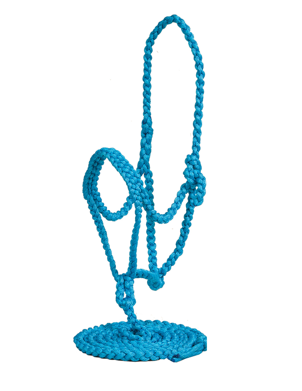 CST Flat Nose Braided Poly Rope Halter with Lead