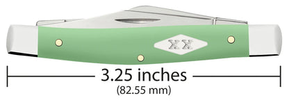 Case Smooth Mint Green Synthetic Medium Stockman Knife