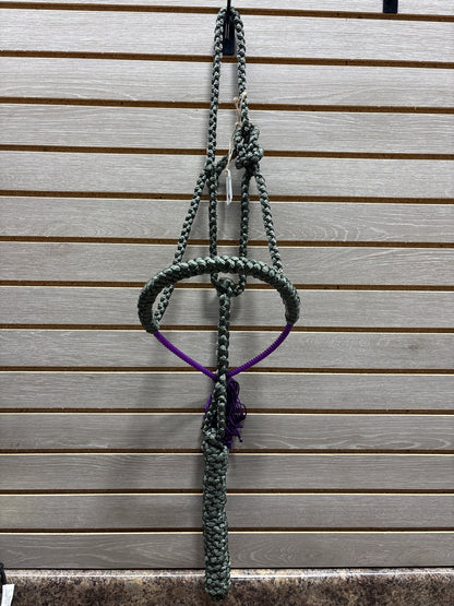 LMB Mule Tape Wrapped Rope Nose Halter - Solid Color