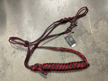 Twisted Knot Halters Rope Halter w/ Easy Off Clip & Lead