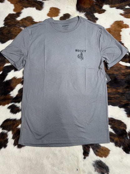 Hooey Men's Gray Lucky Rider Horseshoe T-Shirt