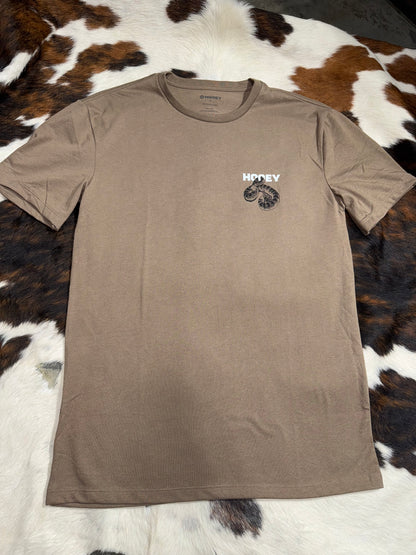 Hooey Men's Brown Rattlesnake Roundup T-Shirt