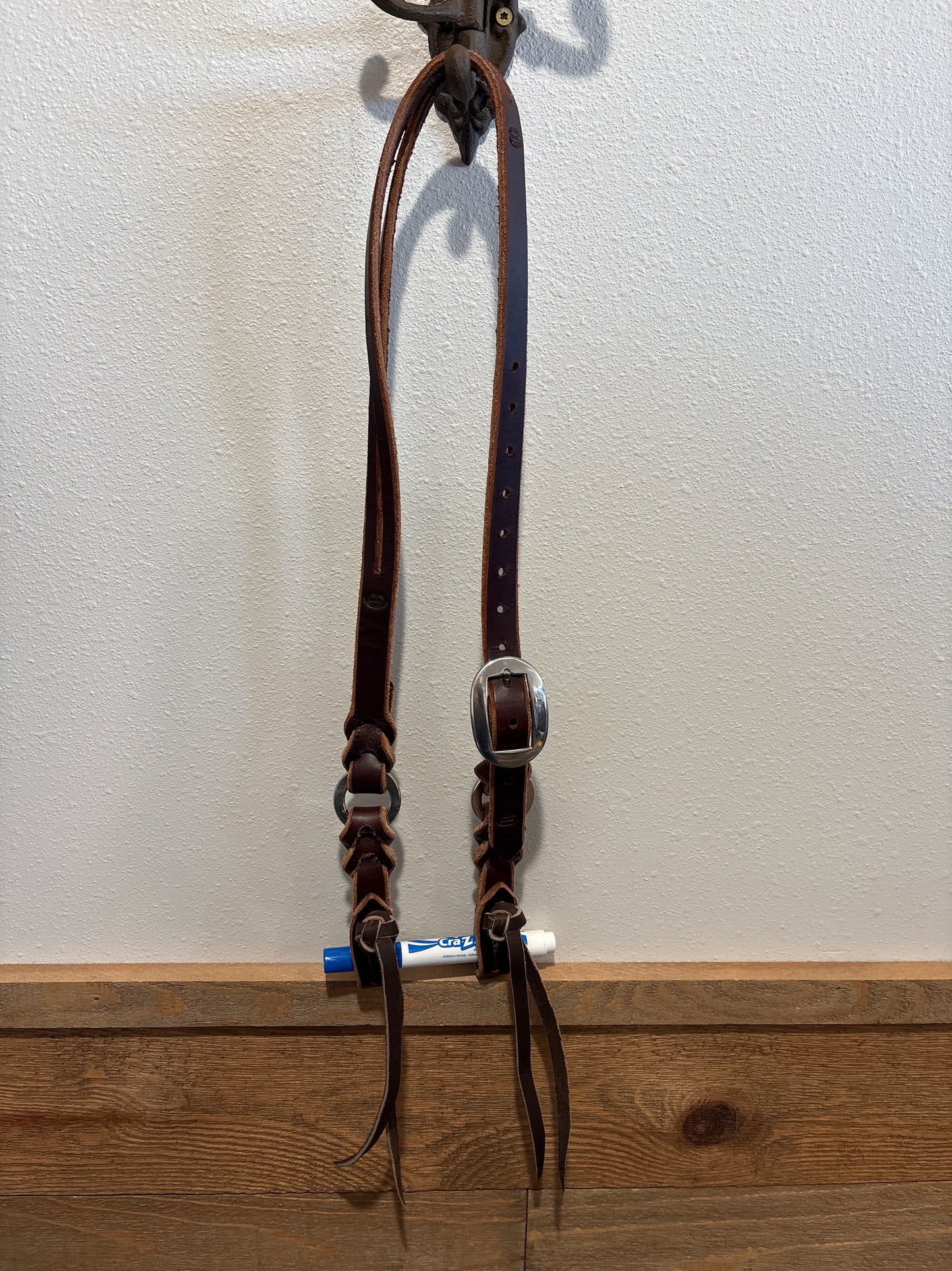 Trent Ward Blood Knot Slit Ear Headstall with Quick Change Pineapple Knots