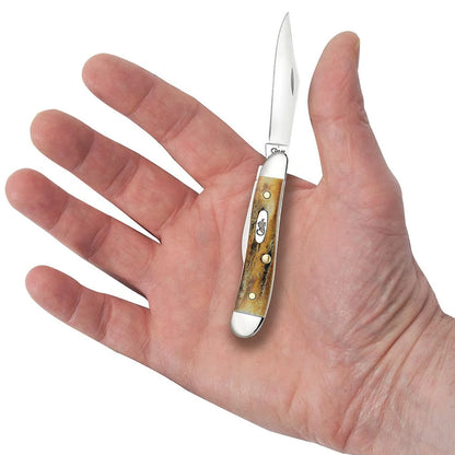 Case Genuine Stag Peanut Knife
